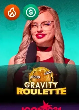 Gravity Roulette live game cover