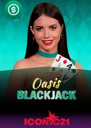 Oasis Blackjack live game cover