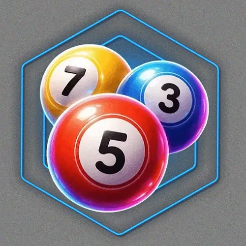 Numbered bingo balls