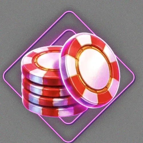 Poker table with cards