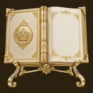 Ornate open book — Winshark