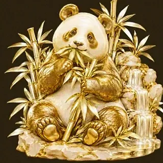 Panda eating bamboo — Winshark